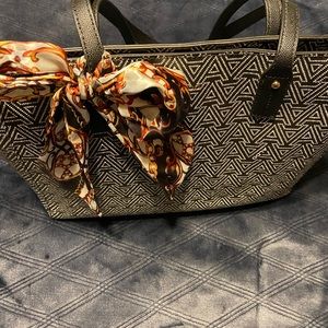 New ALDO black and white purse